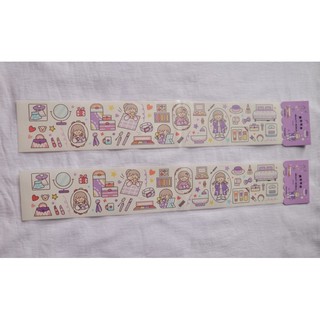 Set sticker dây hoạt hình dễ thương D04