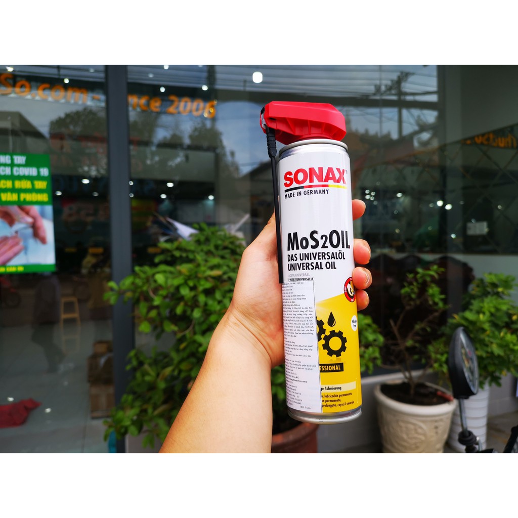 Dung Dịch Bảo Quản Chống Rỉ Sét Sonax MOS 2 Oil 339400 400ml New 2020