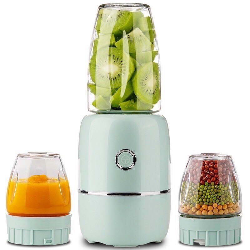 Máy Xay Đa Năng 3 Cối Thủy Tinh [Dahamart - Siêu Thị Ăn Dặm]