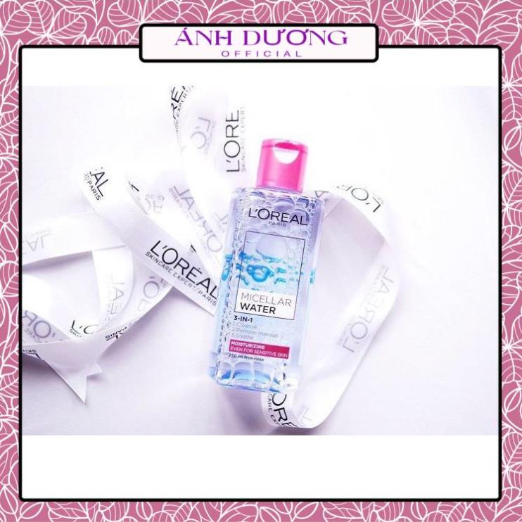 Nước Tẩy Trang L'Oreal Paris Micellar Water, Nước tẩy trang tươi Mát 3 In 1 - Fidi Beauty