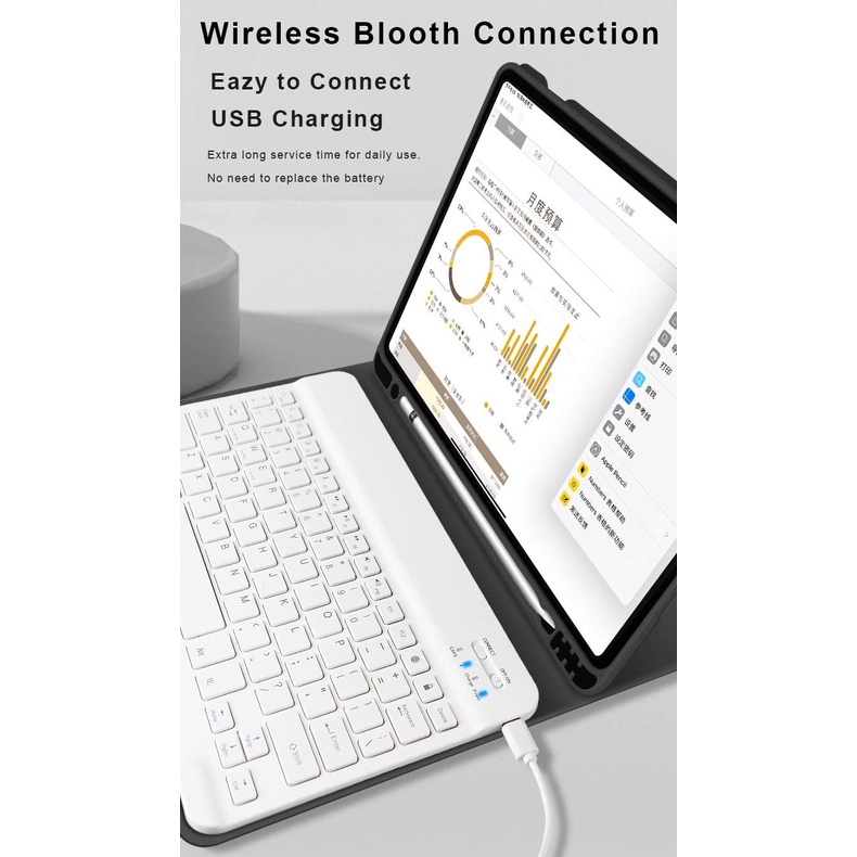 Bao Da Máy Tính Bảng Cho iPad pro 12.9 iPad 9th Generation 10.2 Second Generation 8th Generation 7th Generation air4 10.9 pro 11 pro 10.5 mini4 mini5 2021/2020/2019/2018/2017