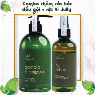 Combo dưỡng tóc tinh dầu bưởi và dầu gội bưởi VIJULLY giúp nhanh mọc tóc hiệu quả 100%