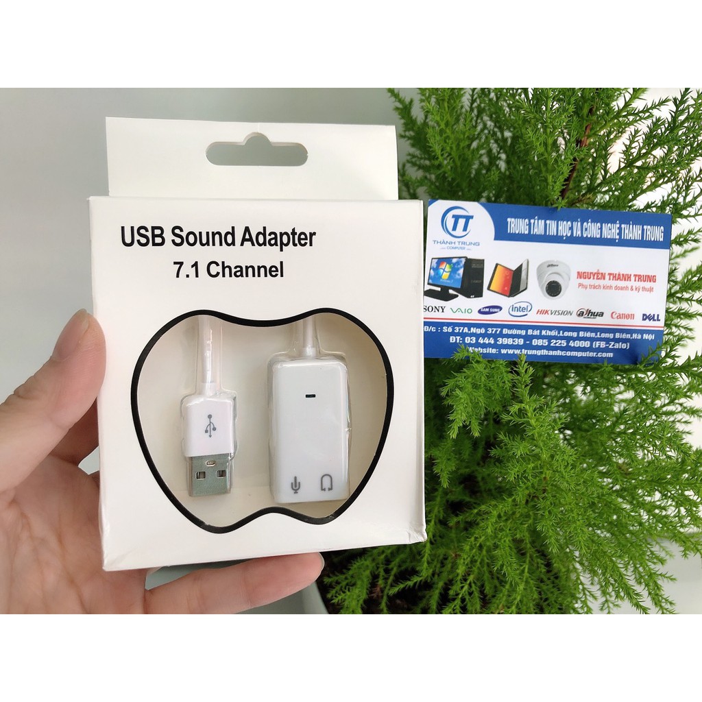 USB SOUND 7.1 DÂY, Cáp chuyển đổi usb ra âm thanh cổng 3.5