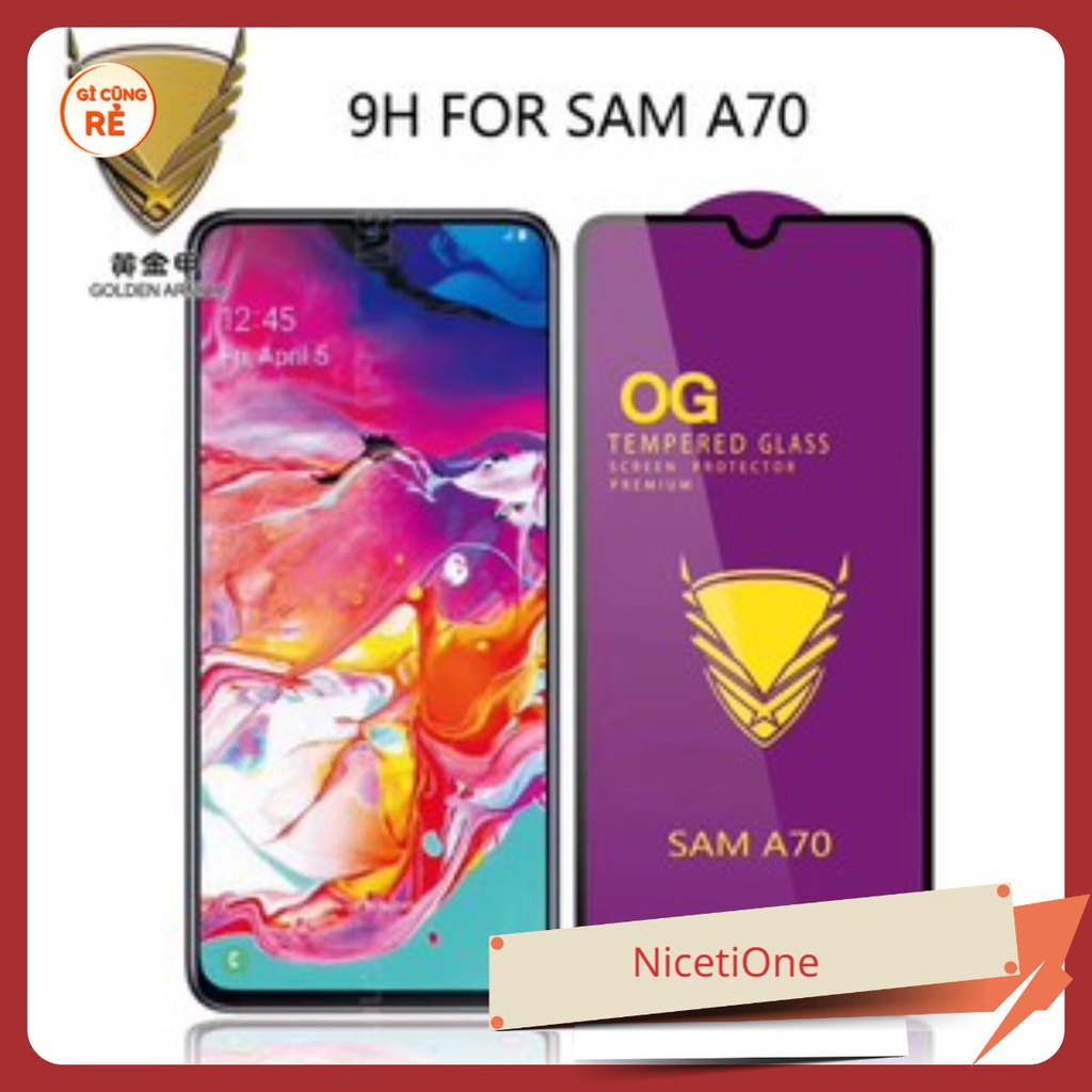 KÍNH CƯỜNG LỰC FULL SAMSUNG A70/A70S/A90 5G LOẠI XỊN