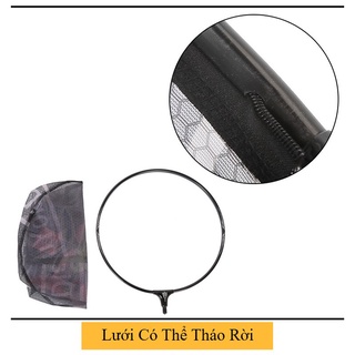 Vợt câu đài carbon siêu nhẹ đủ size