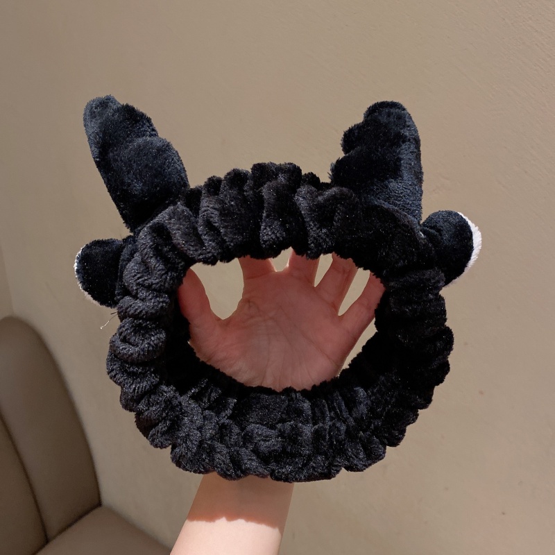 Băng đô cài tóc rửa mặt hình sừng tuần lộc dễ thương