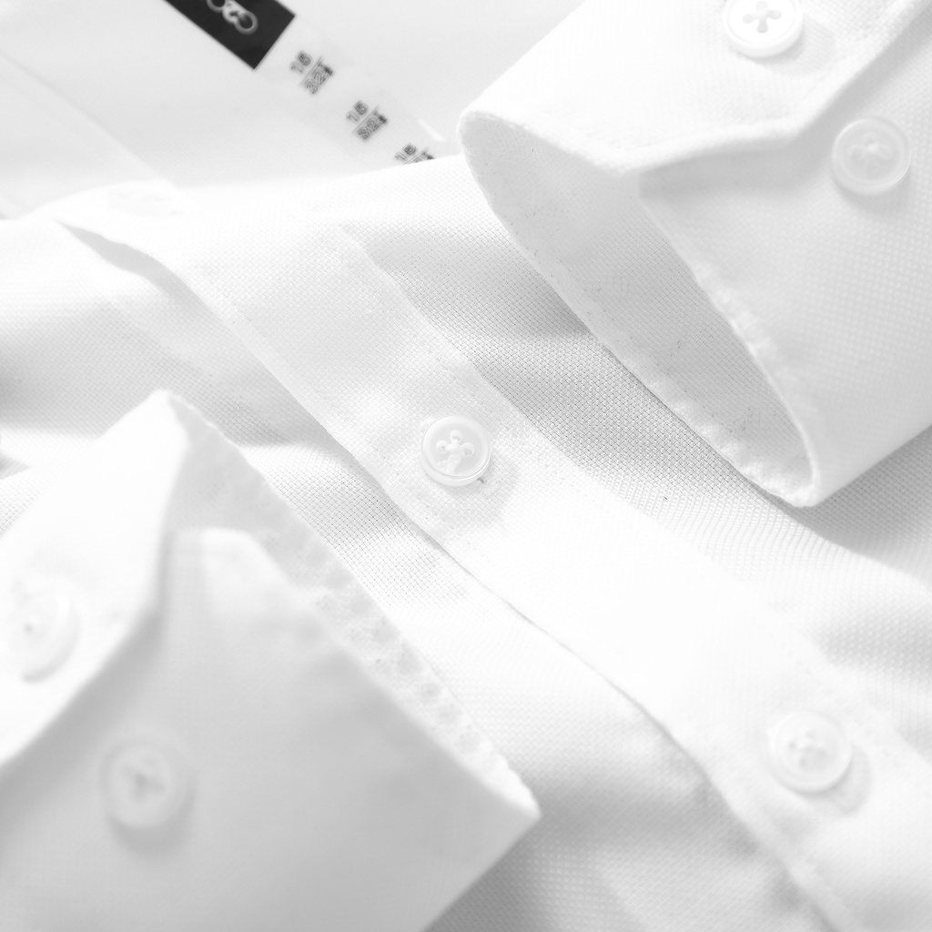 Áo sơ mi nam dài tay chất vải dệt hạt xịn, form slim fit tôn dáng 8871