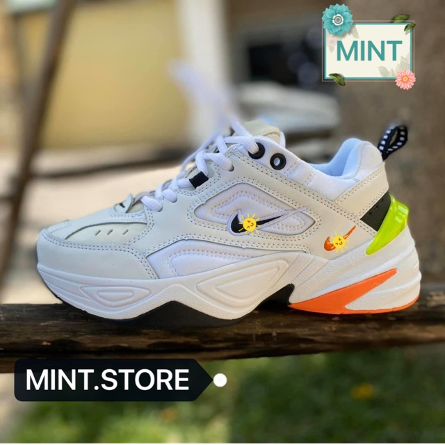 (Video cận cảnh) Giày thể thao sneaker tekno gót xanh chuối