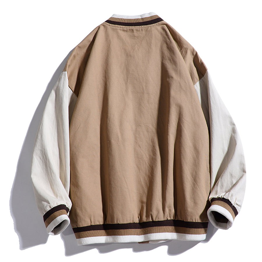 Áo bomber kaki⚡ 𝐅𝐫𝐞𝐞𝐬𝐡𝐢𝐩 ⚡Áo bomber kaki oversized trẻ trung năng động | BigBuy360 - bigbuy360.vn