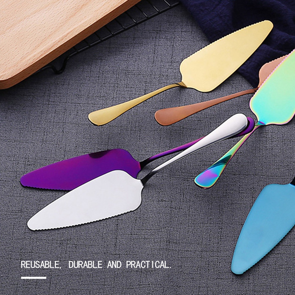 Dao Cắt Bánh Bằng Thép Không Gỉ Nhiều Màu Sắc