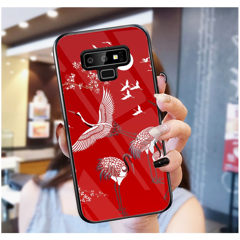 Ốp Lưng SAMSUNG NOTE 9 mặt kính cường lực cao cấp