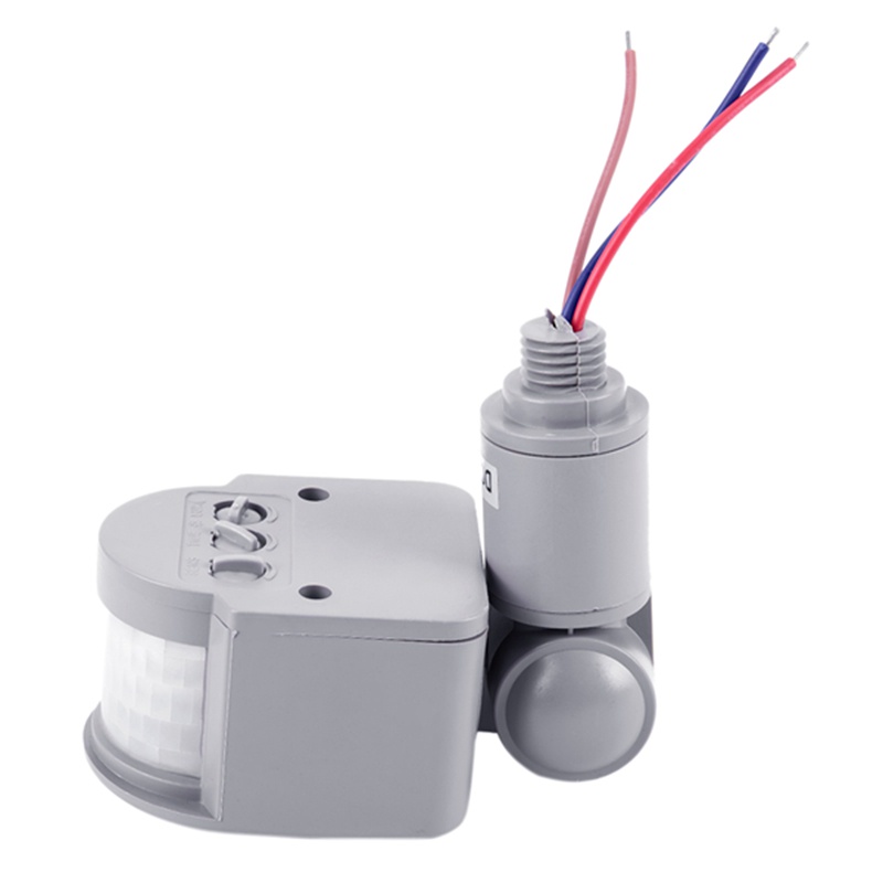 Outdoor 12V DC Automatic Infrared PIR Motion Sensor Switch for LED Light, Gray