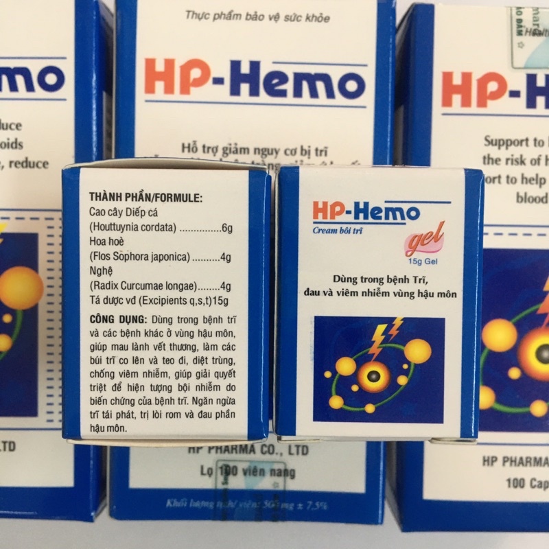 Viên uống hỗ trợ trĩ Hp Hemo Giúp có thắt búi trĩ làm giảm đau rát hiệu quả sau khi sử dụng