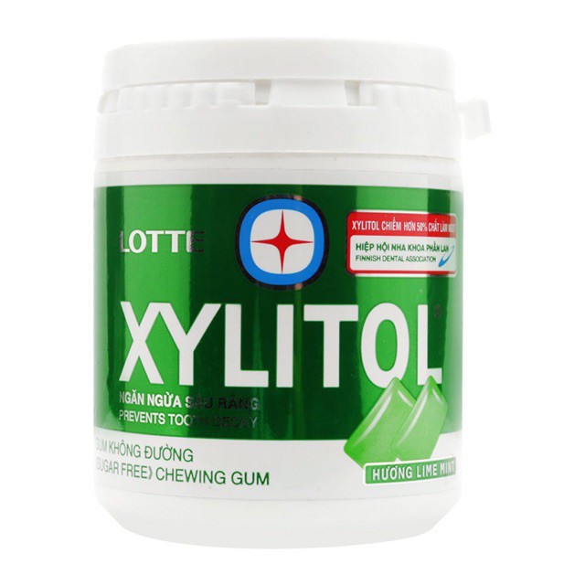 Kẹo Gum không đường Xylitol - Giúp ngừa sâu răng - Cho hơi thở thơm mát