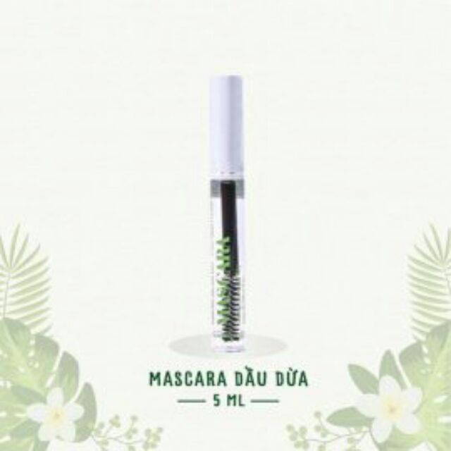 Mascara dầu dừa Milaganics 5ml Hanmade