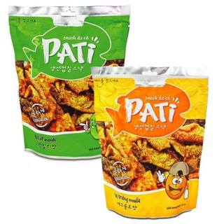 Bánh snack da cá sấy giòn pati gói 50g