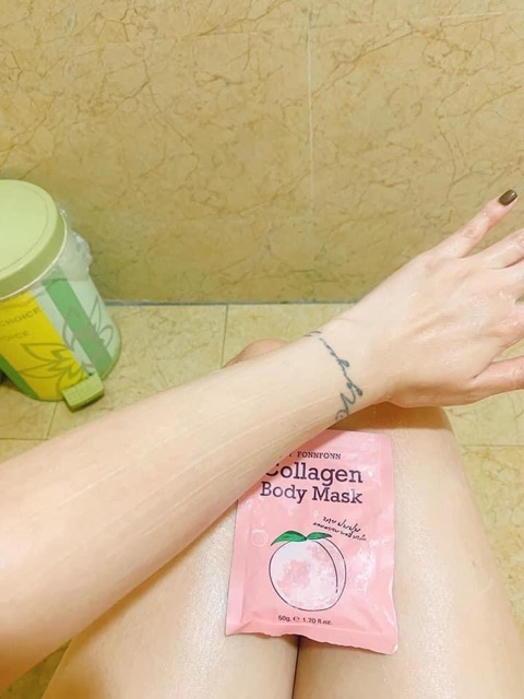 KEM Ủ TRẮNG DA TRÁI ĐÀO COLLAGEN BODY MASK BY FONNFONN | BigBuy360 - bigbuy360.vn