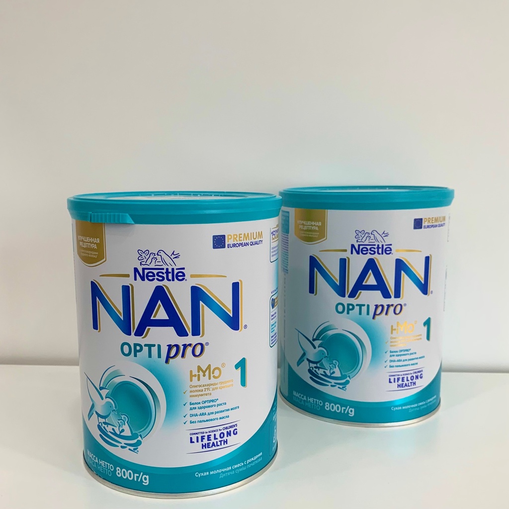 Sữa Bột NAN (Nga) Số 1 - 2 Optipro HMO 800gr (Date Mới Nhất 07/2023)