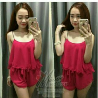 Set đồ bộ voan 2 dây