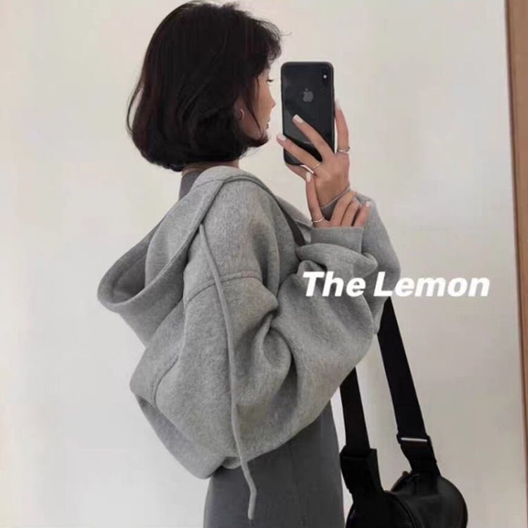 Set Áo Hoodies Có Nón Dài Tay + Chân Váy Ngắn Thời Trang Nữ
