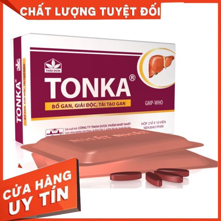 ( Chính Hãng ) Tonka Nhất Nhất - Bổ gan, giải độc, tái tạo gan.