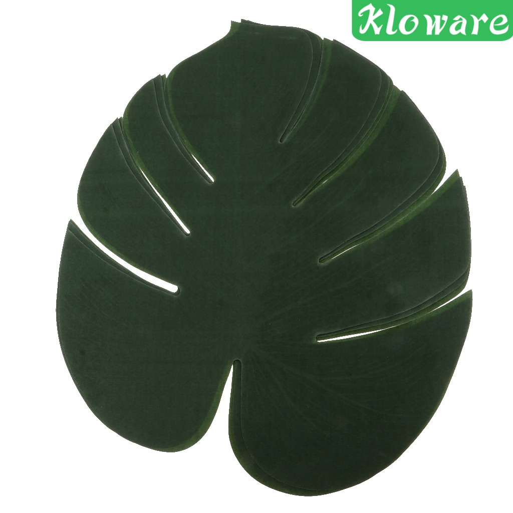 [Kloware] Set 5 Tấm Lót Bàn Ăn Cỡ Lớn Hình Lá Cọ Nhân Tạo