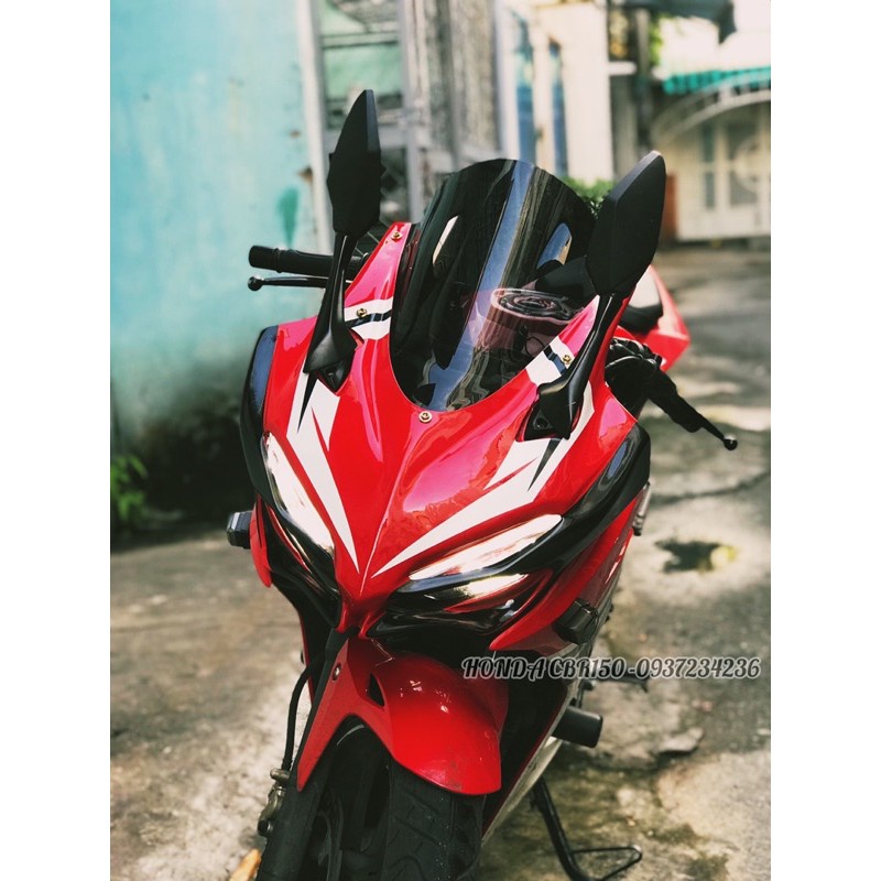 Ốp Đầu CBR150 - ỐP ĐẦU KÈM KÍNH GIÓ ĐỘ CBR250RR - dành cho CBR150allnew