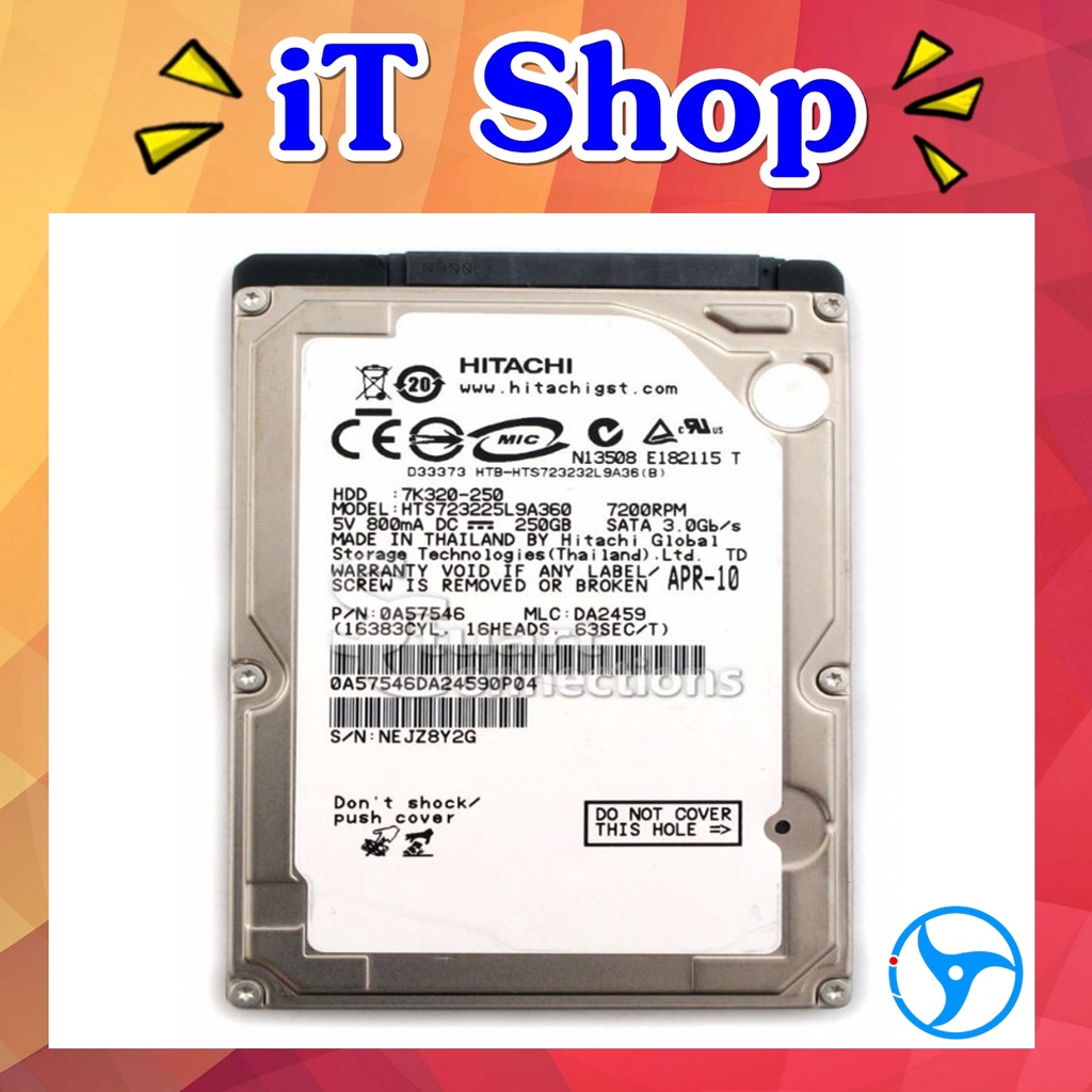 Ổ cứng laptop HDD 250GB bóc máy cài sẵn Win