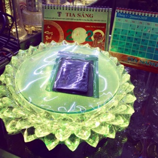 Đài Sen Pha Lê tròn LED đổi màu Φ20