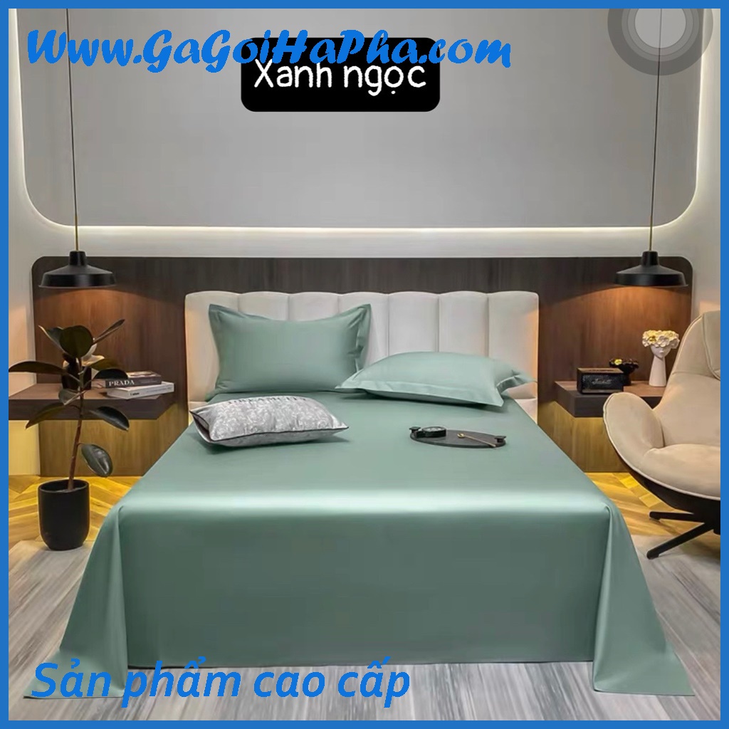Bộ ga gối lụa 3 món cao cấp, bộ ga giường lụa cao cấp cao cấp lụa loại 1