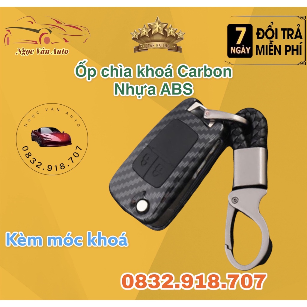 Ốp chìa khóa carbon Cruze ( chìa gập )