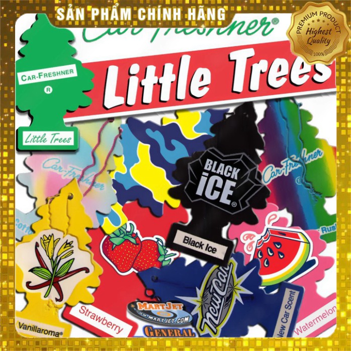 htt6 Little Trees Cây thông thơm Khử mùi treo xe ô tô (tùy chọn)