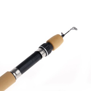 60CM Portable Pocket Winter Ice Fishing Fish Rod Mini Tackle Spinning Casting