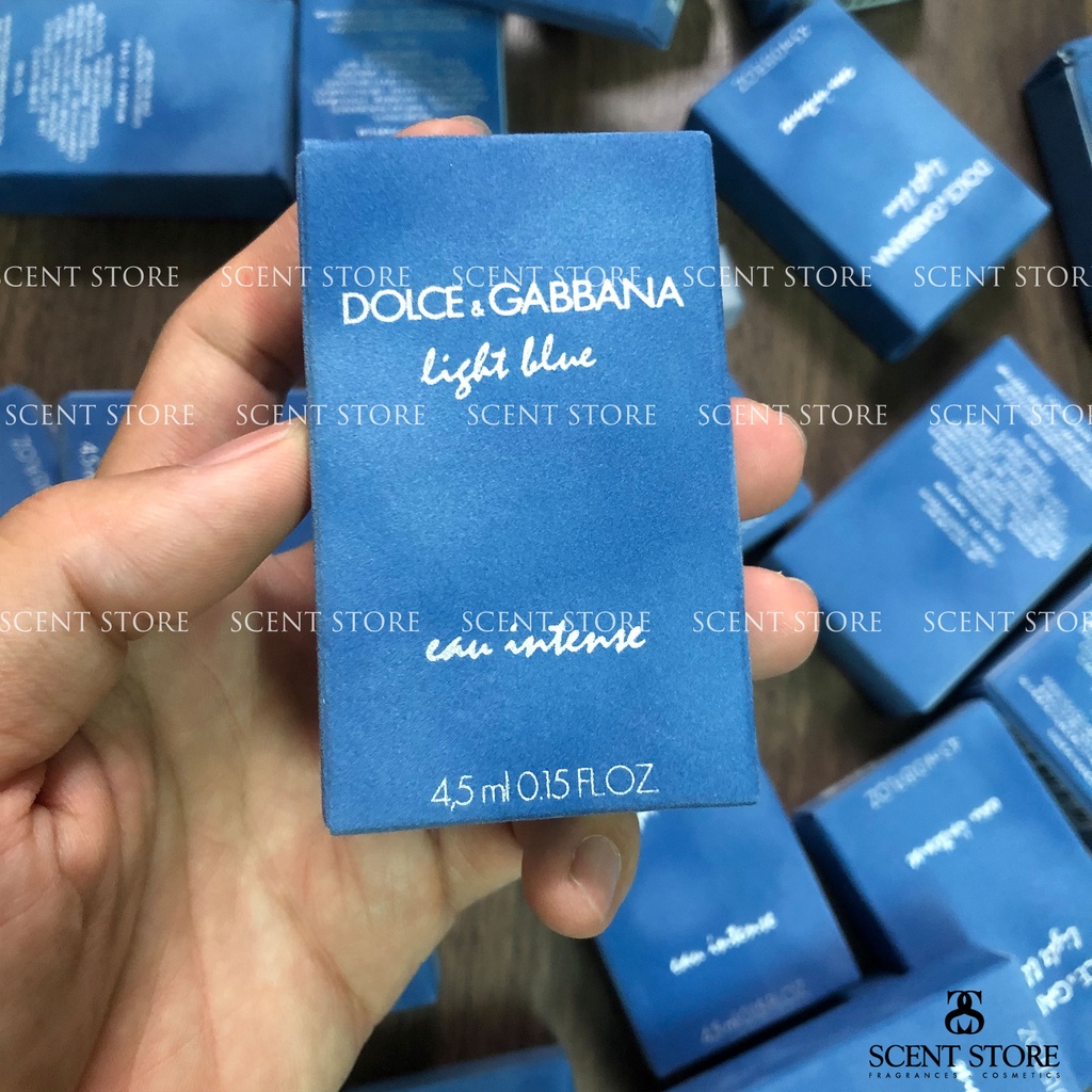 Scentstorevn - Mini chính hãng nước hoa D&amp;G Light Blue Eau Intense Women Edp [4.5ml]