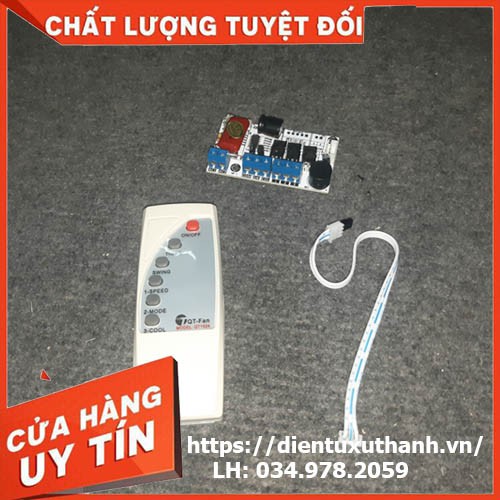 Mạch điều khiển quạt điều hòa hơi nước