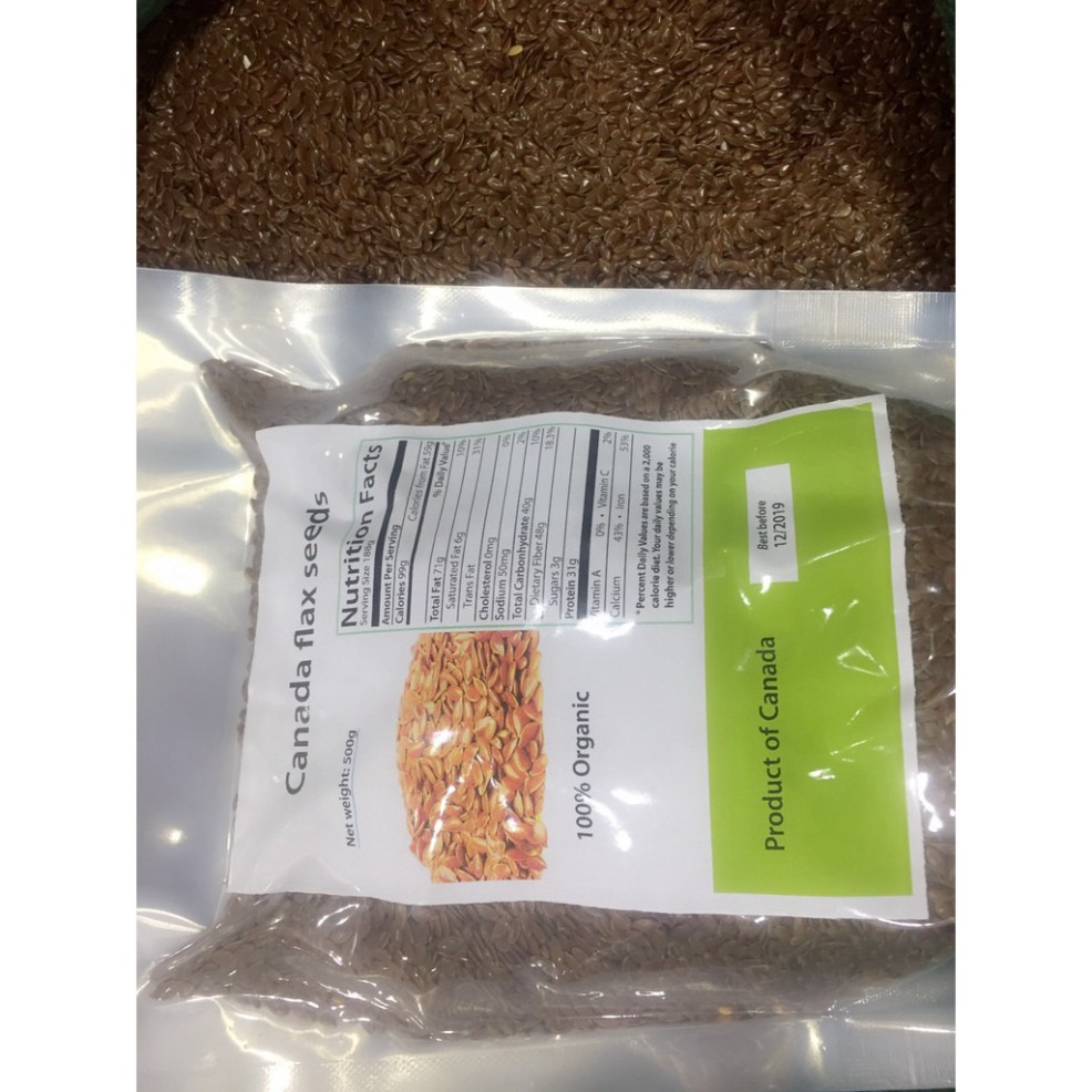 1Kg hạt lanh Canada (hạt sống mẩy đều đẹp)