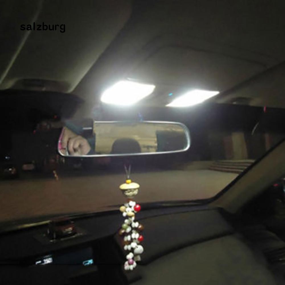 Bộ 2 đèn LED COB 12V ánh sáng trắng cho xe hơi xe tải