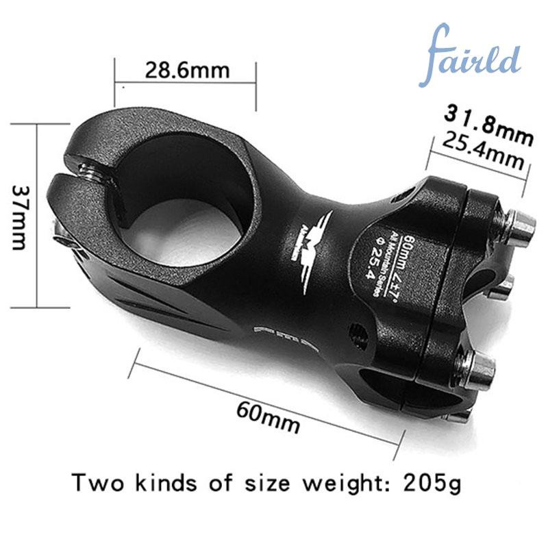 Pô tăng bằng hợp kim nhôm 25.4 / 31.8mm cho xe đạp leo núi màu đen