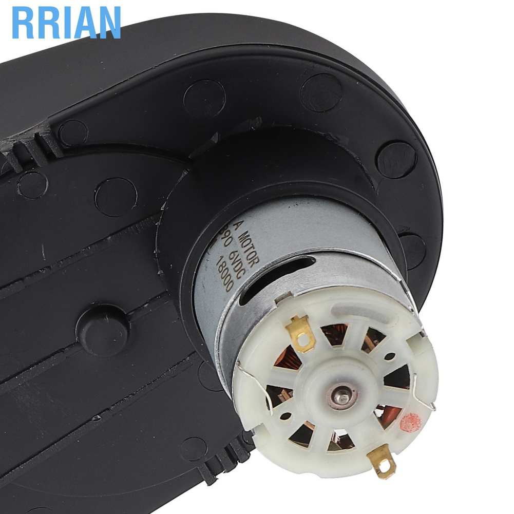 Rrian RS390 Electric Motor Gearbox 6V/12V 12000-20000RPM for Kids Car Toy