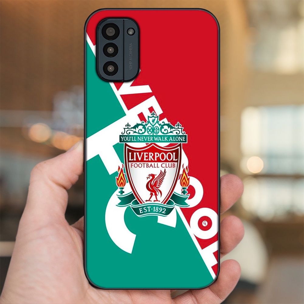 Ốp lưng Nokia G21 viền đen in hình Liverpool FC