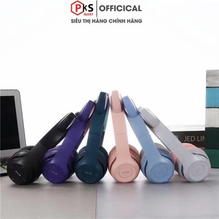 Tai Nghe Mèo Bluetooth P47M PRO , Headphone Tai Mèo Dễ Thương Có Mic, Âm Bass Mạnh Mẽ Và Dung Lượng Pin Khủng 400mAh