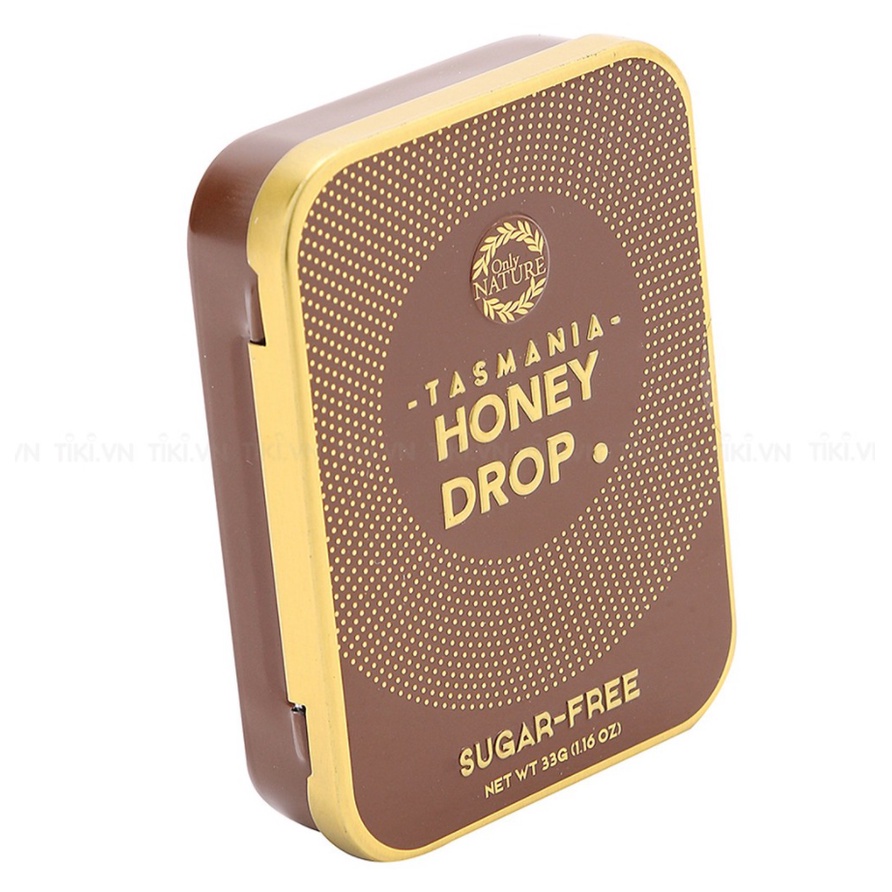 Kẹo sả nhân mật ong không đường Only Nature - Honey Drop Leatherwood Sugar Free