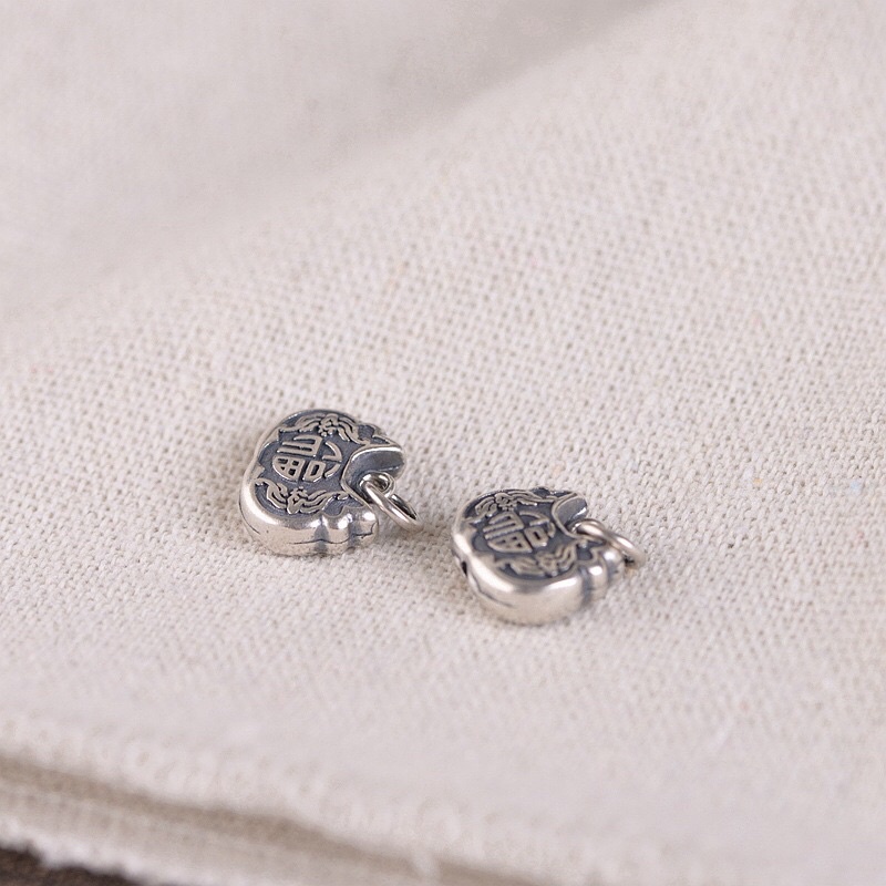[GIÁ SỈ] Charm bạc treo khóa hạnh phúc - Hàng bạc loại 1 siêu đẹp PH701