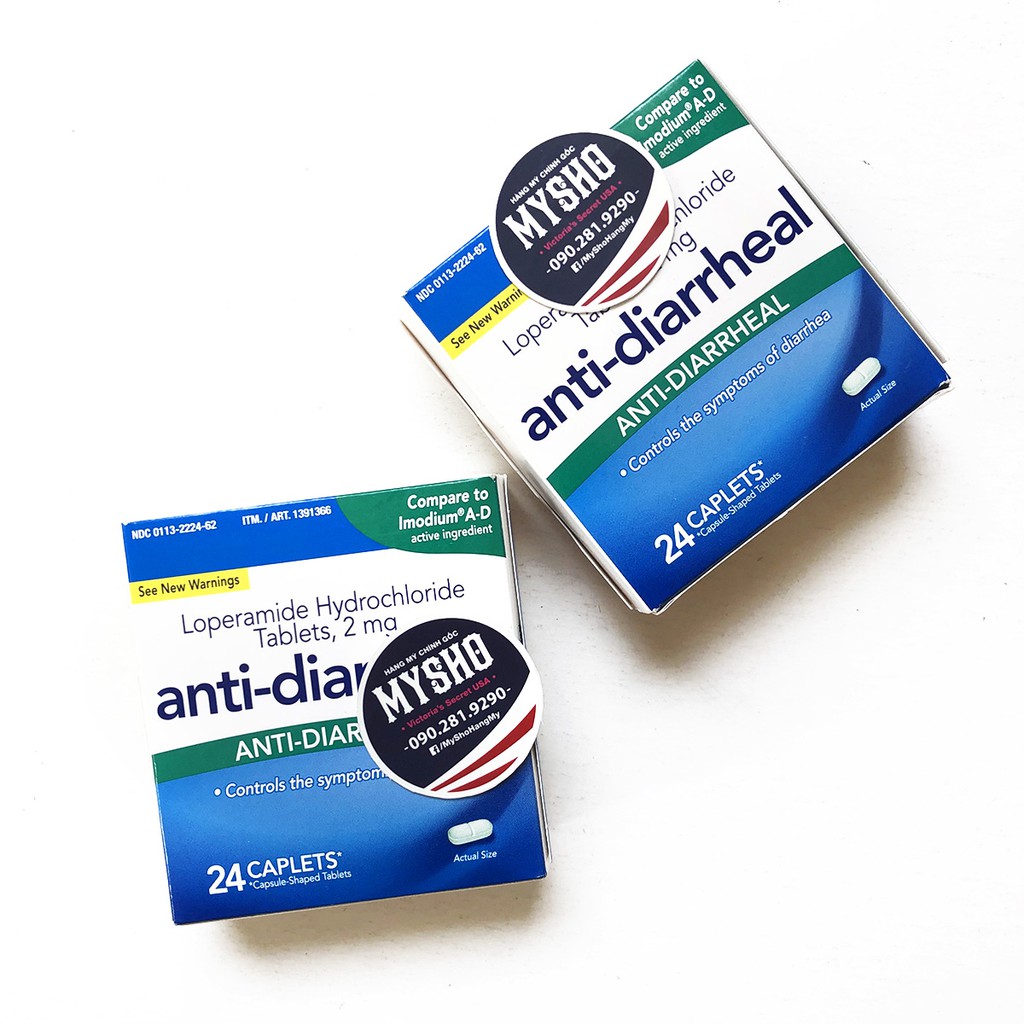 Sản Phẩm 24 viên Anti Diarrheal - Hàng nhập USA chính gốc, không qua trung gian