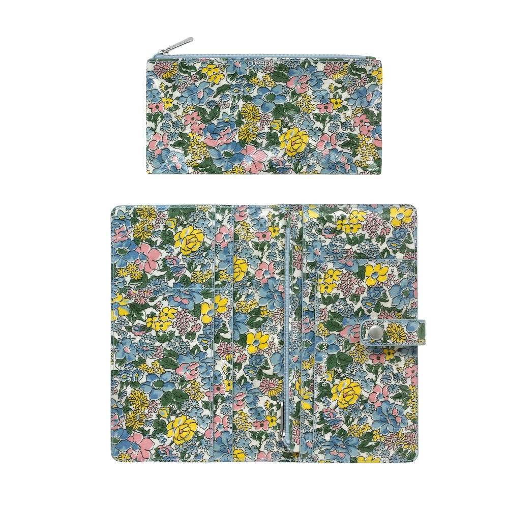 Cath Kidston - Ví cầm tay Detachable Purse Travel Wallet Vale Floral - 1003161 - Warm Cream