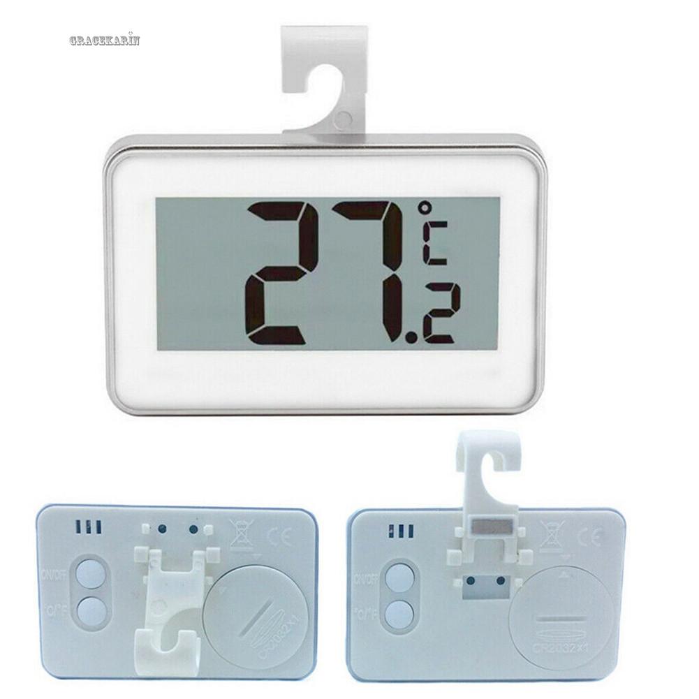 Thermometer 6.8x4.3x1.1cm For Fridge Freezer With A Hanging Hook Durable