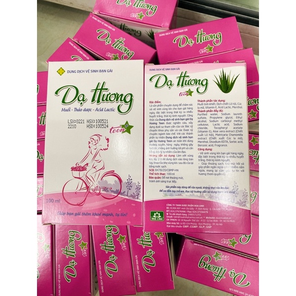 Dung dịch vệ sinh phụ nữ Dạ Hương Pharma giúp chăm sóc toàn diện, dưỡng ẩm (Mới)