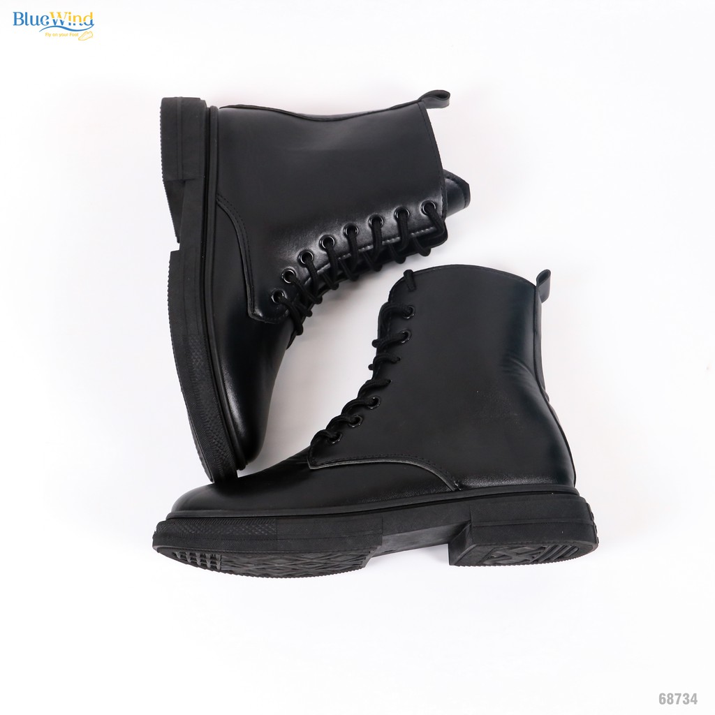 [BOOTS CỔ CAO ] - Chất Liệu Da Trơn Sang Trọng - Độn Đế 3cm 68734 | BigBuy360 - bigbuy360.vn