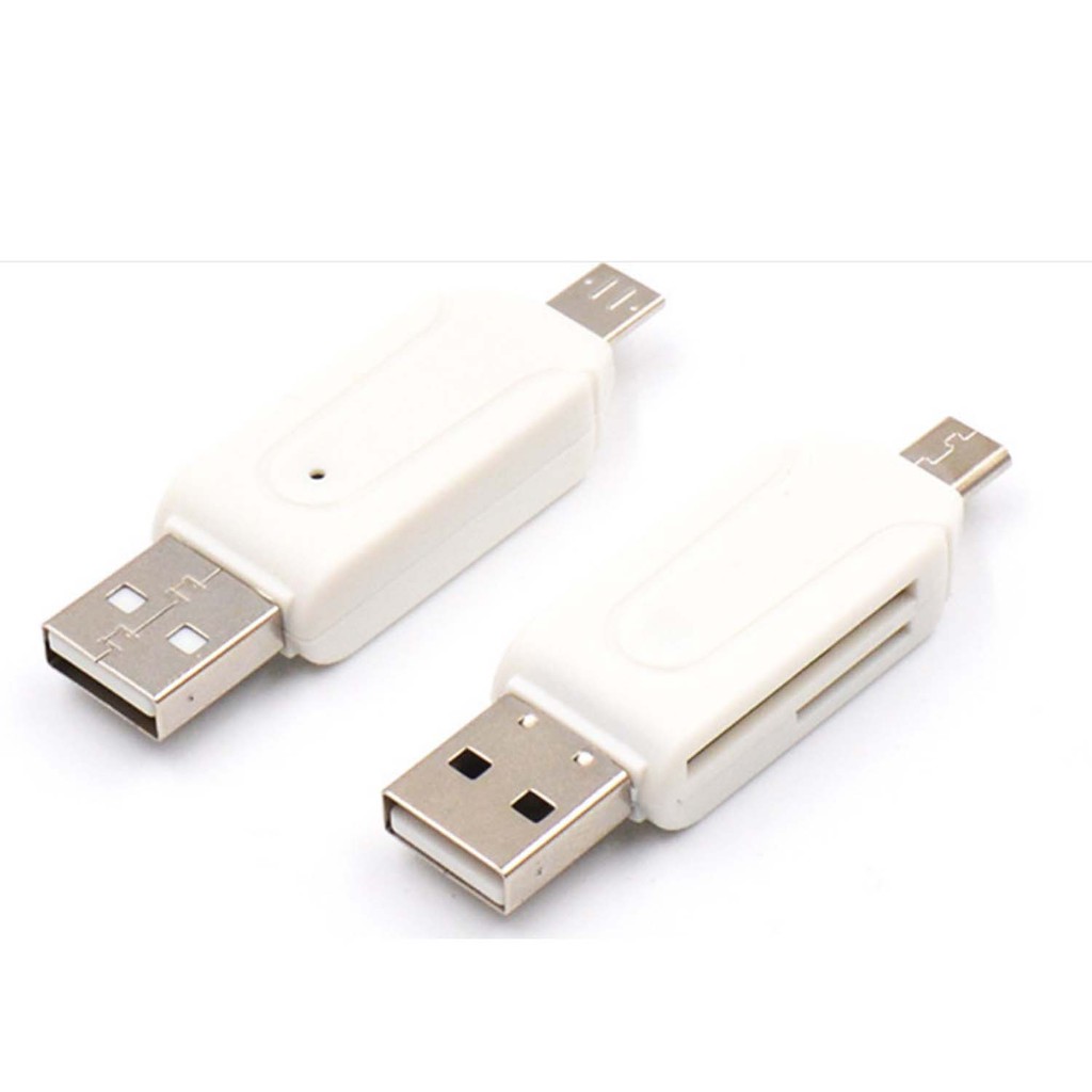 Đầu đọc thẻ nhớ Micro USB 2.0 SD T-Flash MMC SD SDHC TF cho điện thoại máy tính bảng