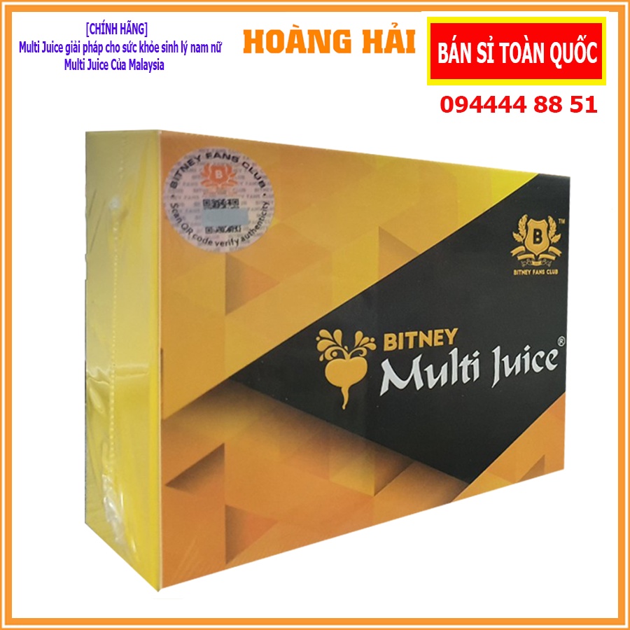 Multi Juice Malaysia 1 Hộp 10 Gói (CÓ BÁN SỈ)